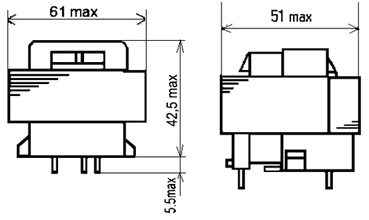 Габаритные размеры трансформаторов ТП-125